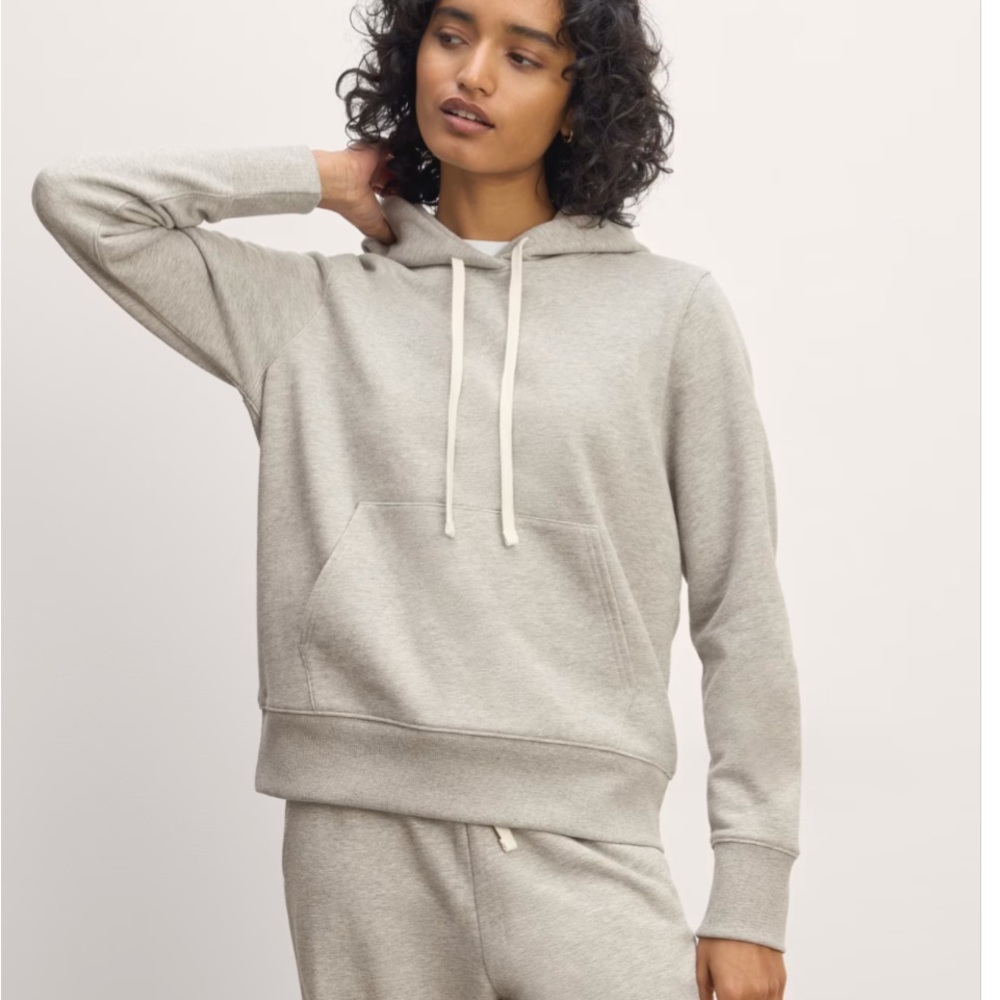 Everlane Terry Gray Hoodie Gray NWT XS